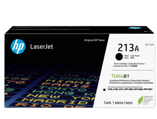HP 213A Black Toner Cartridge W2130A - UAE Delivery to Dubai, Abu Dhabi & All Emirates