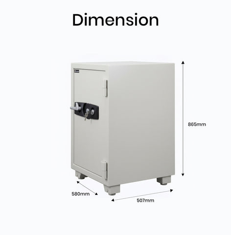 Eagle Safes Fire Resistant Safe SS-080K+K Dubai Abu Dhabi UAE - 2 Key Security Locks