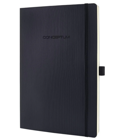 Sigel CONCEPTUM A4 Notebook - Premium Lined Softcover Black | UAE Delivery to Dubai, Abu Dhabi & All Emirates