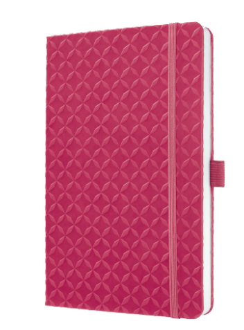 Sigel JOLIE A5 Hardcover Lined Notebook Fuchsia Pink - Premium Stationery UAE