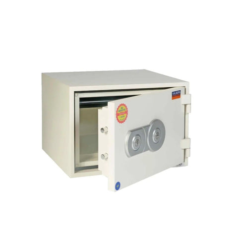 Valberg FRS-32 KL Fire-Resistant Safe – White, Dual Key Lock System