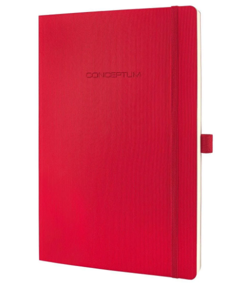 Sigel CONCEPTUM A4 Notebook Red Softcover Lined - Premium Office Supplies UAE | Dubai Abu Dhabi Sharjah