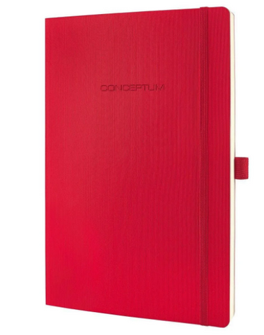 Sigel CONCEPTUM A4 Notebook Red Softcover Lined - Premium Office Supplies UAE | Dubai Abu Dhabi Sharjah