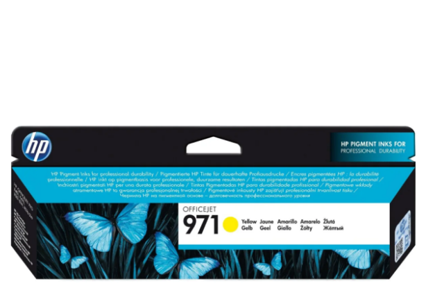 HP 971 Yellow Ink Cartridge CN624AE | UAE Delivery to Dubai, Abu Dhabi & All Emirates