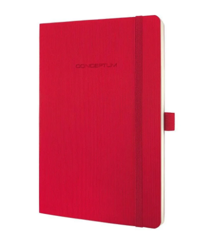 Sigel CONCEPTUM A5 Notebook Red - Premium Lined Softcover | UAE Delivery to Dubai, Abu Dhabi & All Emirates