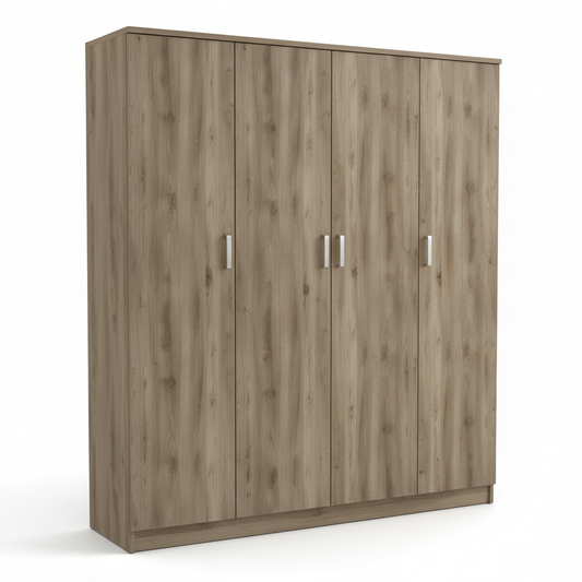 Four Door Wardrobe IH 467 | Premium Wooden Wardrobe UAE