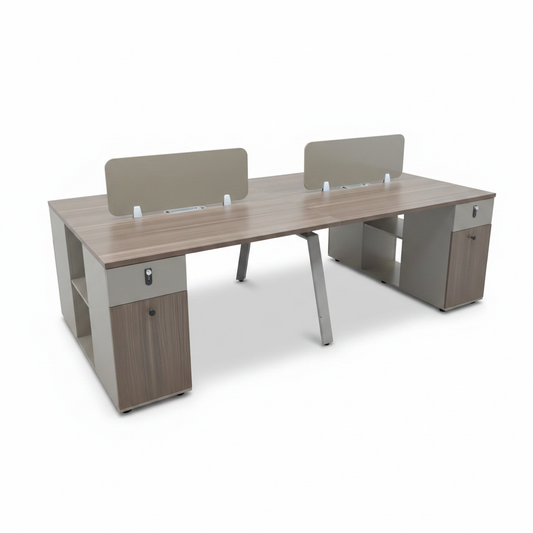 Four Person Office Workstation IH 4170 | Premium Office Table UAE