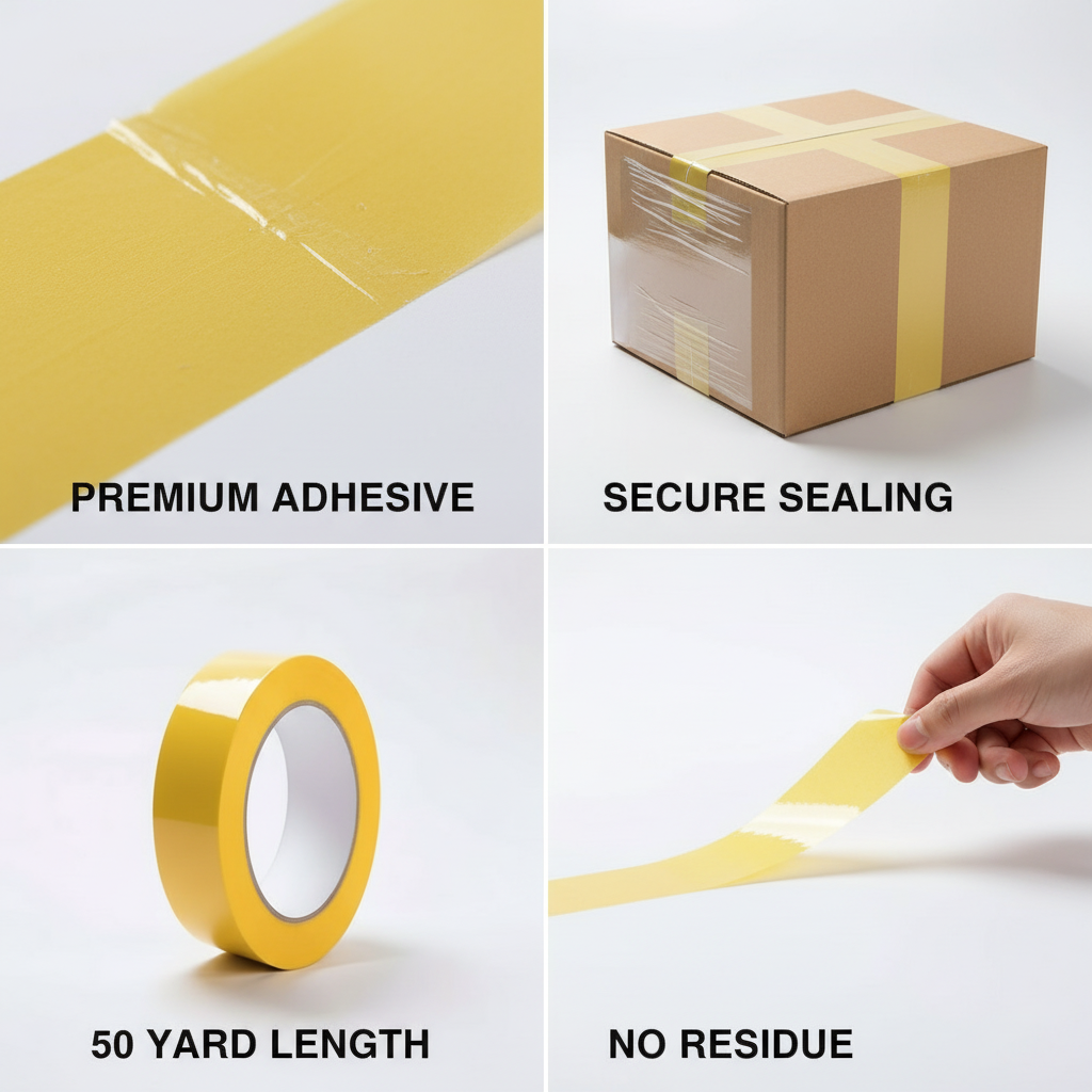Tape 1 inch 50 Yards - INFINI HOMES Premium Packaging