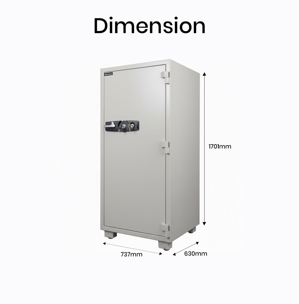 Eagle SS-350 Fire-Resistant Safe – Dual Key Lock System