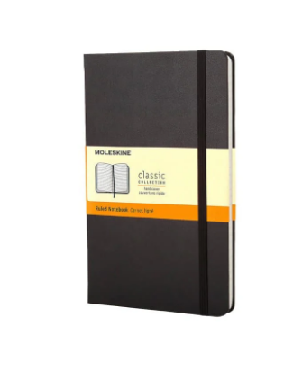 MOLESKINE Classic A6 Notebook UAE | Premium Hardcover Ruled Journal | 192 Pages Black