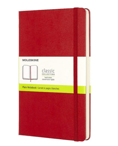 MOLESKINE Classic A5 Hardcover Notebook Red - Premium Quality Stationery UAE | Dubai Abu Dhabi Sharjah