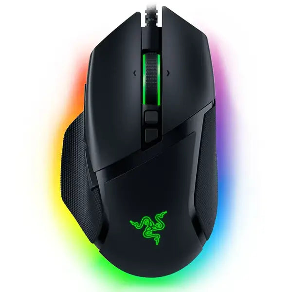 Razer Basilisk V3 Wired Optical Gaming Mouse with Chroma RGB Lighting - Black | UAE Stock