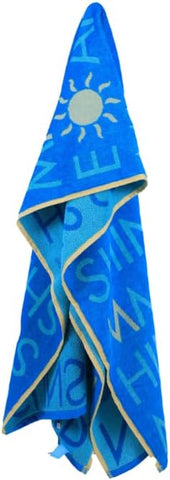 INFINI HOMES Premium Petunia Jacquard Beach Towel - 86x162cm UAE Delivery