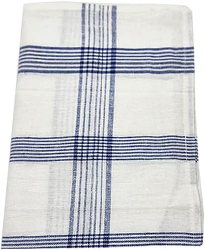 INFINI HOMES Orchard Pink & Blue Multi Checks Tea Towel Set - Premium Kitchen Linens UAE