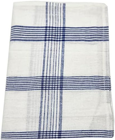 INFINI HOMES Orchard Pink & Blue Multi Checks Tea Towel Set - Premium Kitchen Linens UAE