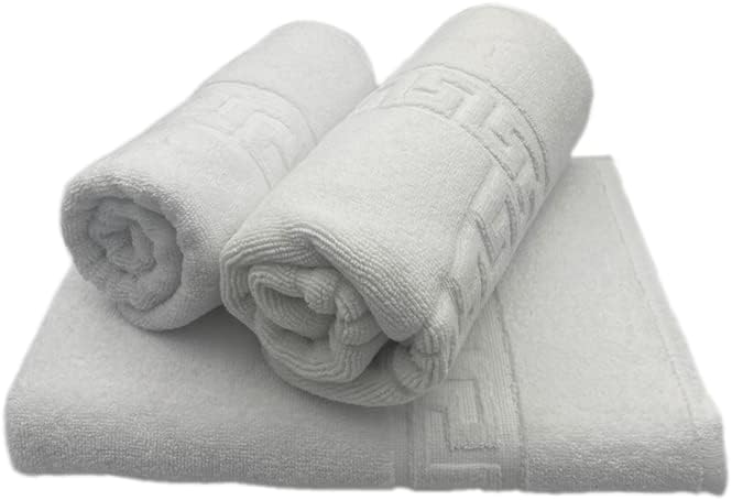 INFINI HOMES Magnolia White Luxury Bath Towel Set - Premium 600 GSM Cotton Hotel Quality