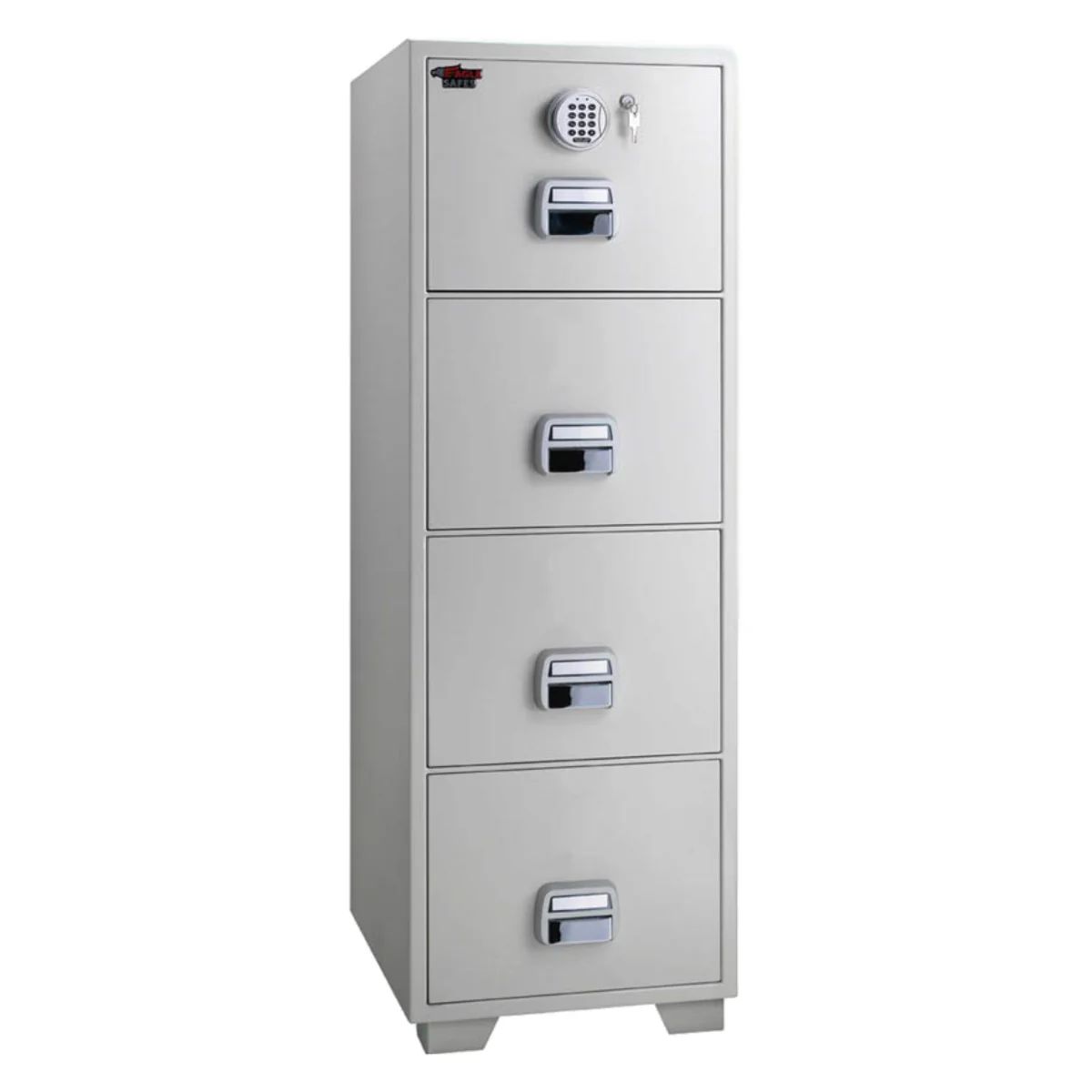 Eagle SF-680-4EKX Fire-Resistant Filing Cabinet – 4 Drawers, Digital + Key Lock System