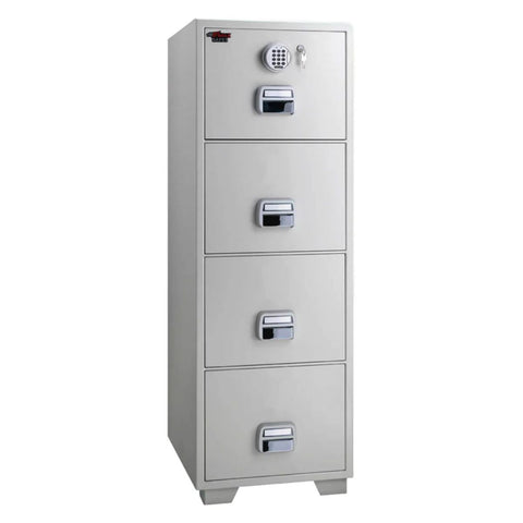 Eagle SF-680-4EKX Fire-Resistant Filing Cabinet – 4 Drawers, Digital + Key Lock System