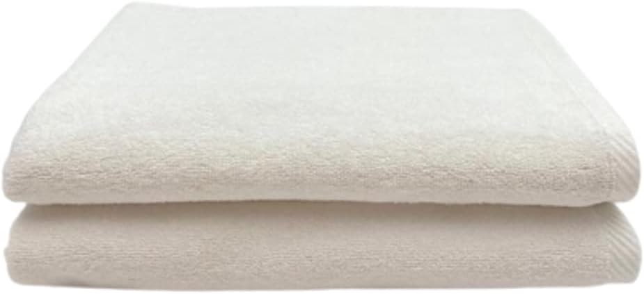 INFINI HOMES Iris White Luxury Towel Set - Premium 600 GSM Cotton Bath Towels UAE