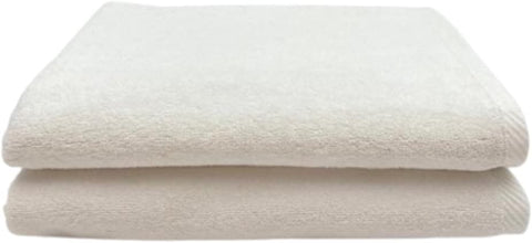 INFINI HOMES Iris White Luxury Towel Set - Premium 600 GSM Cotton Bath Towels UAE