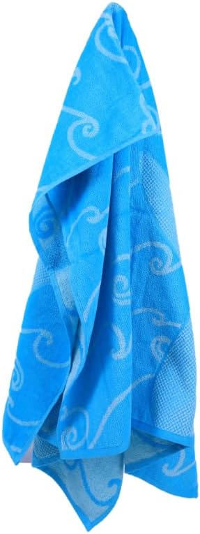 INFINI HOMES Premium Petunia Jacquard Beach Towel - Sharks Design | UAE Delivery