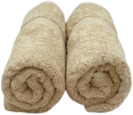 INFINI HOMES Gardenia Beige Premium Hand Towel Set - 100% Cotton Hotel Quality Bath Linen UAE