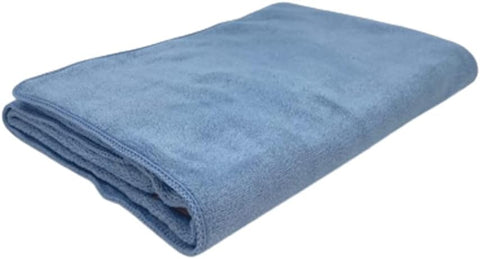 INFINI HOMES Premium Blue Microfiber Hair Towel - Quick Dry Bath Linen 70x140cm UAE