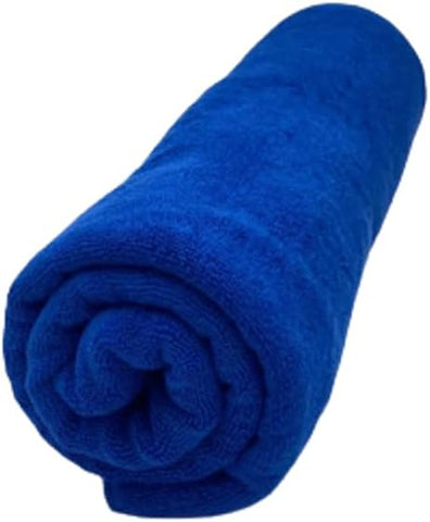 INFINI HOMES Iris Royal Blue Luxury Bath Sheet - Premium 100% Combed Cotton 90x180cm UAE