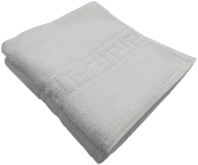 INFINI HOMES Magnolia White Luxury Hand Towel Set - Premium 100% Cotton Bath Linen UAE