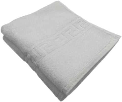 INFINI HOMES Magnolia White Luxury Hand Towel Set - Premium 100% Cotton Bath Linen UAE