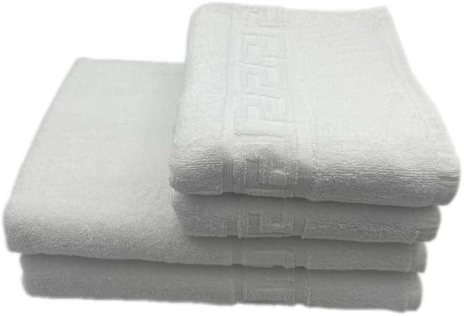 INFINI HOMES Magnolia White Luxury Towel Set – Premium 100% Cotton Bath Towels UAE | Dubai Abu Dhabi Sharjah