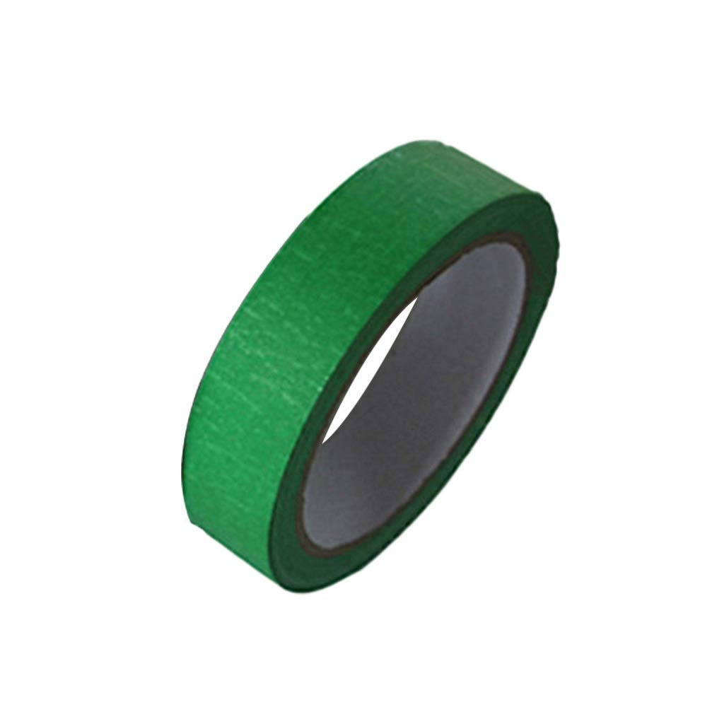 Infini Homes Green Color Masking Tape – Durable Fabric-Paper Blend for Crafting, Labeling & Decorating