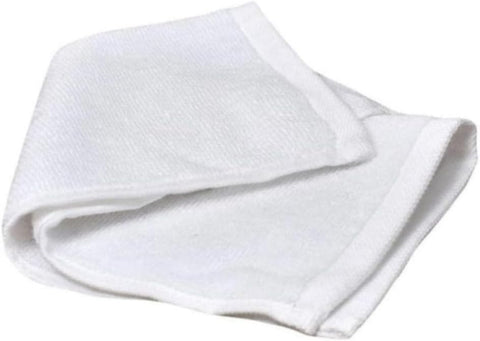 INFINI HOMES Iris White Luxury Face Towel Set - Premium 100% Combed Cotton Bath Linen UAE