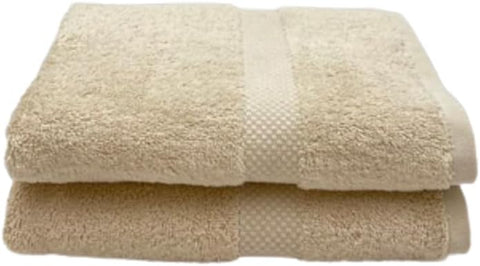 INFINI HOMES Gardenia Beige Premium Hand Towel Set - 100% Cotton Hotel Quality Bath Linen UAE