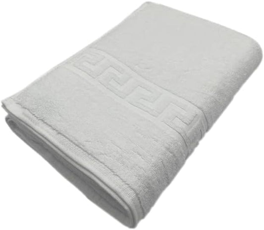 INFINI HOMES Magnolia White Luxury Bath Towel 70x140cm - Premium 600 GSM Cotton Hotel Spa Quality