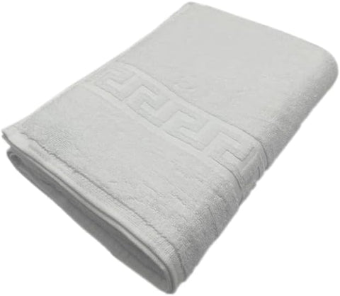 INFINI HOMES Magnolia White Luxury Bath Towel 70x140cm - Premium 600 GSM Cotton Hotel Spa Quality