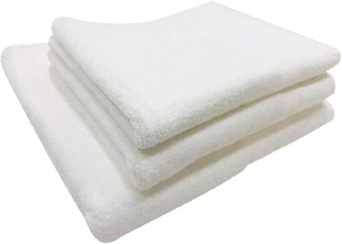 INFINI HOMES White Luxury Turkish Cotton Towel Set - Premium Bath Linen Collection UAE