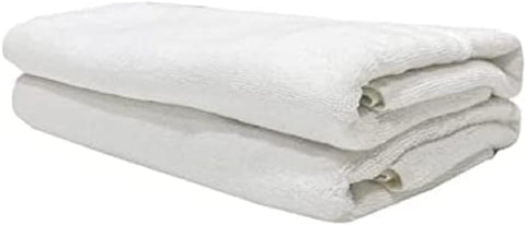 INFINI HOMES White Luxury Bath Sheet Set - Premium 100% Combed Cotton Towels UAE