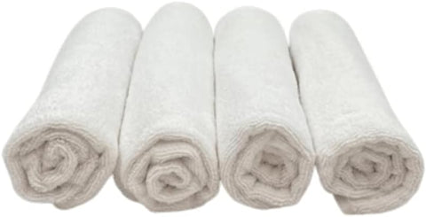 INFINI HOMES Iris White Luxury Hand Towel Set - Premium 100% Combed Cotton Bath Linen UAE