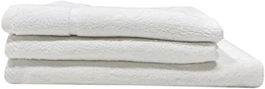 INFINI HOMES White Luxury Turkish Cotton Towel Set - Premium Bath Linen Collection UAE