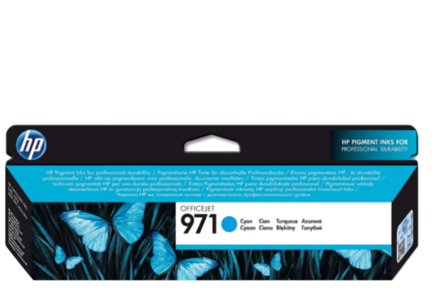 HP 971 Cyan Ink Cartridge CN622AE | UAE Delivery to Dubai, Abu Dhabi & All Emirates