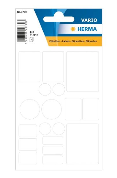 Herma Vario Sticker Labels UAE - Premium White Labels 133 Pack | Dubai Abu Dhabi Sharjah