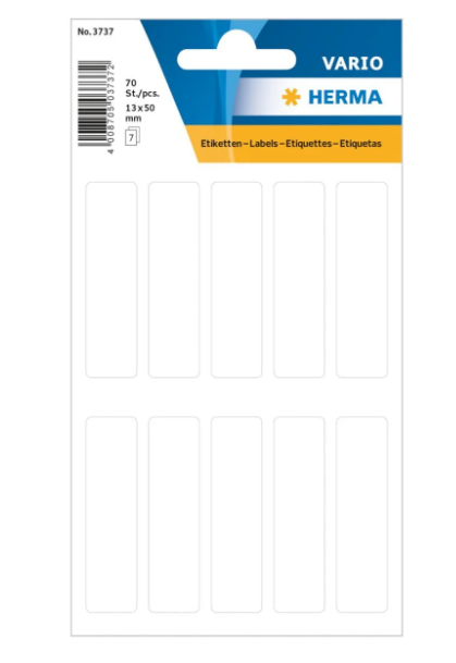 Herma Vario White Sticker Labels 13x50mm - UAE Wide Delivery | Premium Office Labels Dubai Abu Dhabi