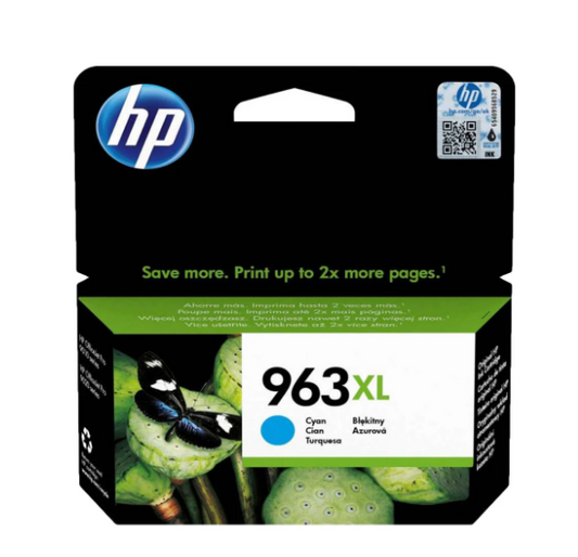 HP 963XL Cyan Ink Cartridge 3JA27AE | UAE Delivery to Dubai, Abu Dhabi & All Emirates