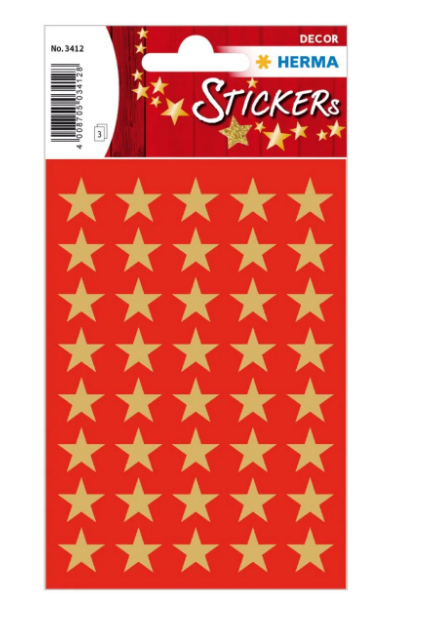 Gold Star Decor Stickers UAE | Premium 13mm Stars | Dubai Abu Dhabi Sharjah Delivery