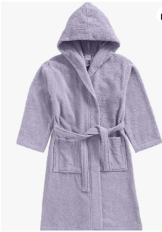INFINI HOMES Daffodil Premium Kids Hooded Bathrobe - 100% Terry Cotton UAE