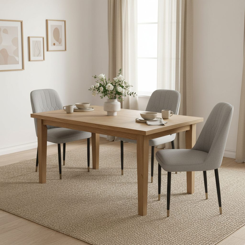 PU Dining Chair with Metal Legs IH-34 | INFINI HOMES UAE
