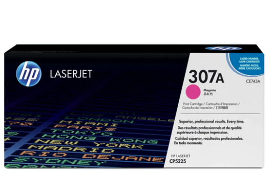 HP 307A Magenta Toner Cartridge CE743A - UAE Delivery | Dubai Abu Dhabi Sharjah