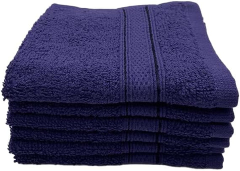 INFINI HOMES Daffodil Premium Face Towel Set - 30x30cm (6 Pack) - 600 GSM Cotton - UAE Wide Delivery