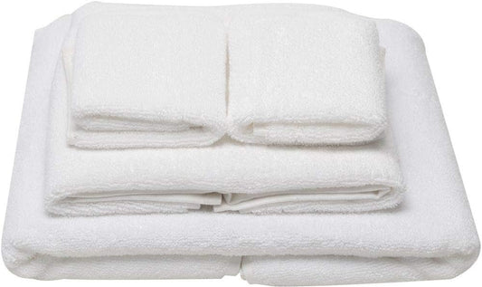 INFINI HOMES Iris White Luxury Bath Towel 70x140cm - Premium 600 GSM Cotton Hotel Spa Quality UAE